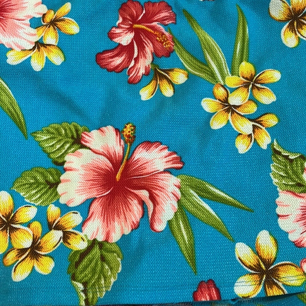 Vintage Liz Claiborne Hibiscus swim suit EUC - Picture 5 of 11